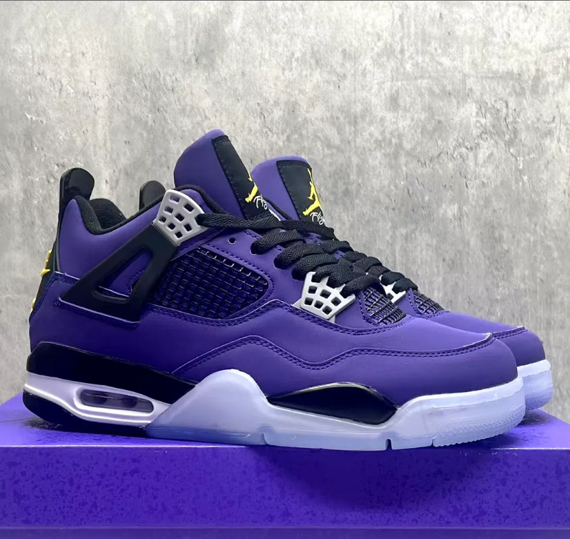 Air Jordan 4 Lakers Shoes Sneakers