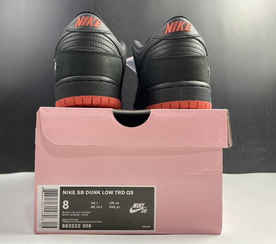 SB Dunk Low Black Pigeon Shoes Sneakers