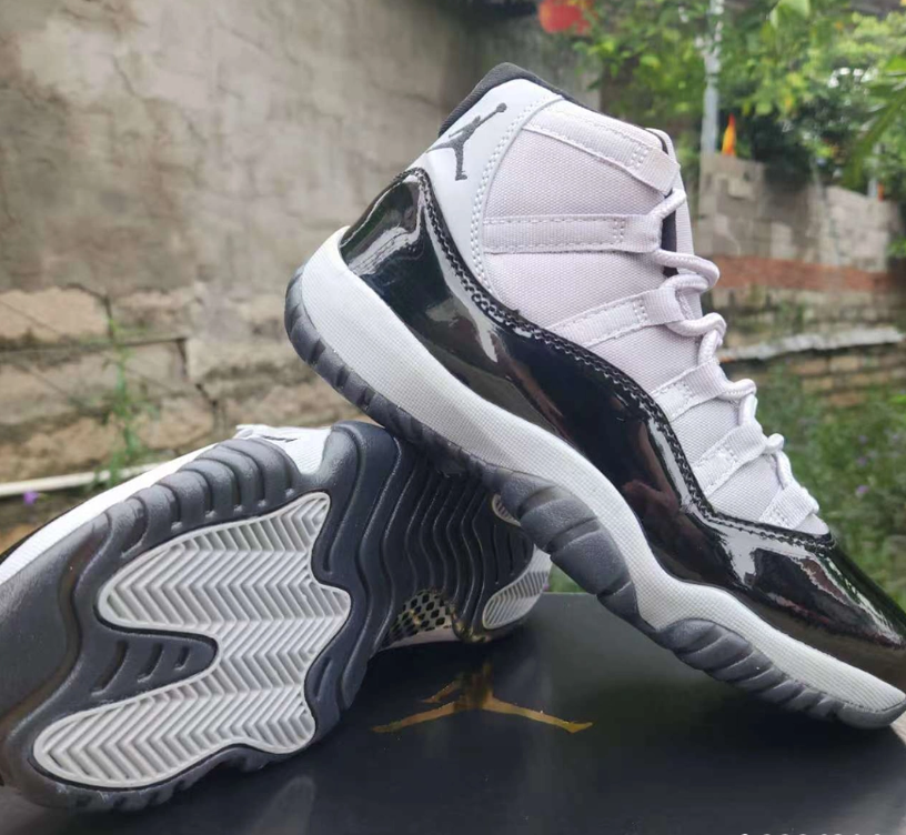 Air Jordan 11 Grey Black Shoes Sneakers