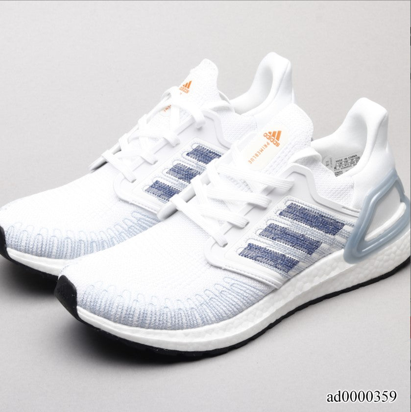 UltraBoost 20 White Light Blue-Orange Shoes Sneakers