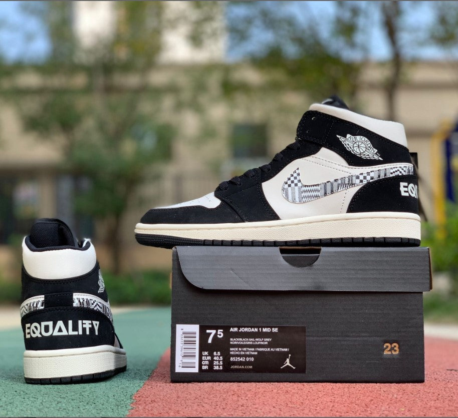 Air Jordan 1 Mid Equality (2019) Shoes Sneakers