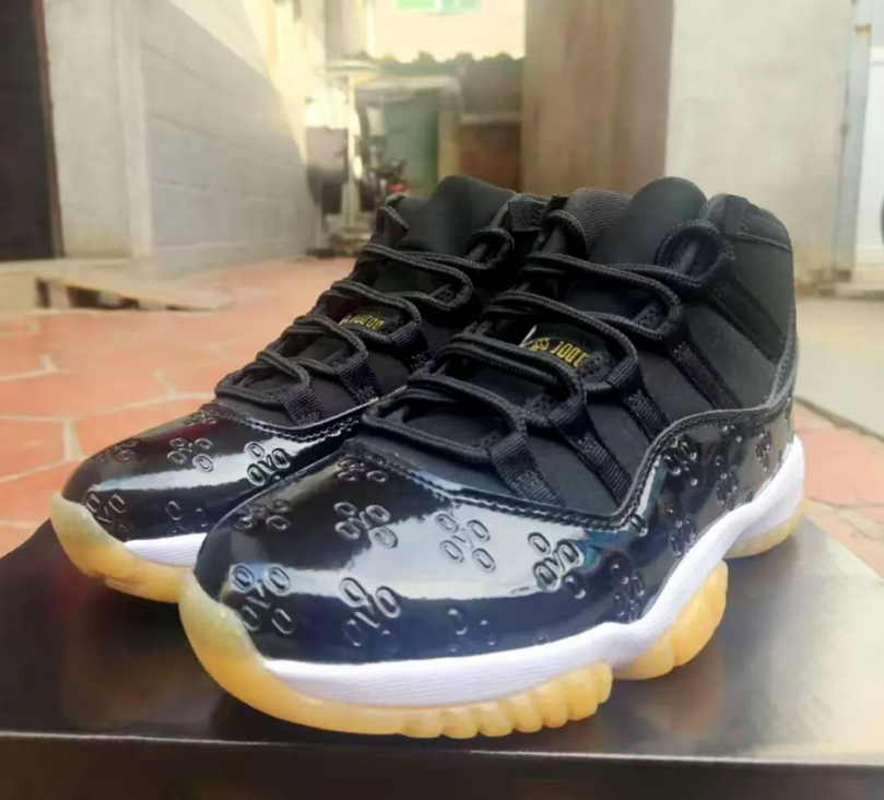 Drake x AJ 11 OVO Monogram Black Sample Shoes Sneakers