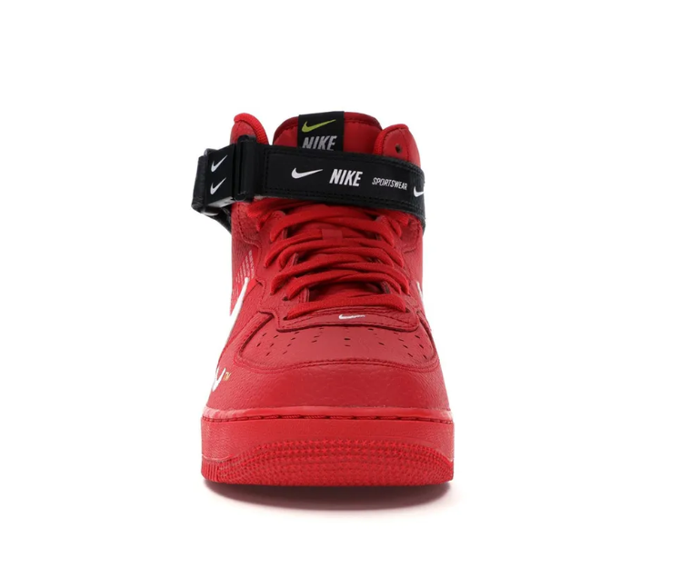 Air Force 1 Mid Utility University Red Shoes Sneakers
