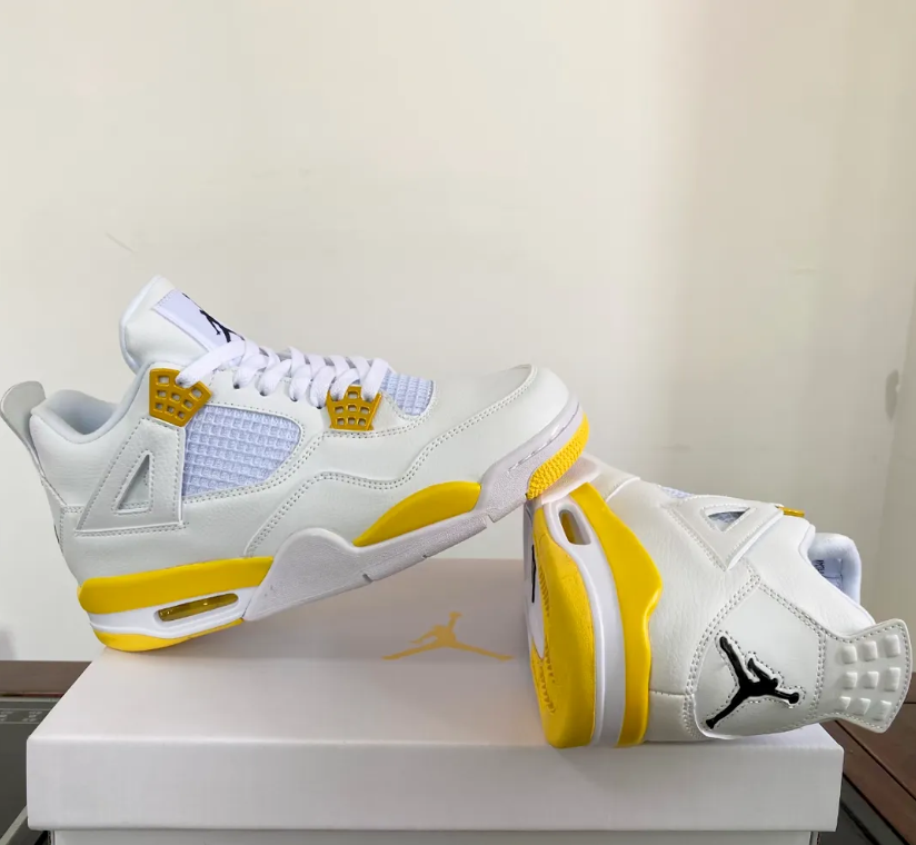 Air Jordan 4 Vivid Sulfur Shoes Sneakers