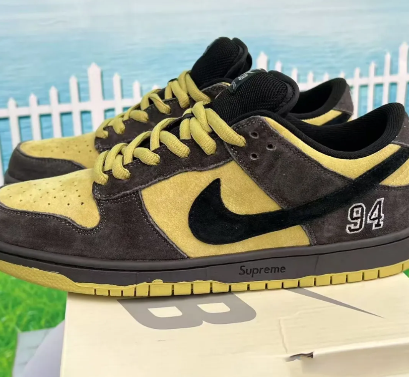 SUP x Dunk Low SB Camper Green Shoes Sneakers