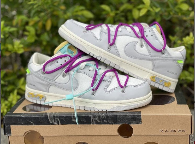 Dunk Low Off-White Lot 21 Shoes Sneakers