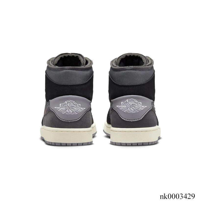 Air Jordan 1 Mid Craft Inside Out Black Shoes Sneakers