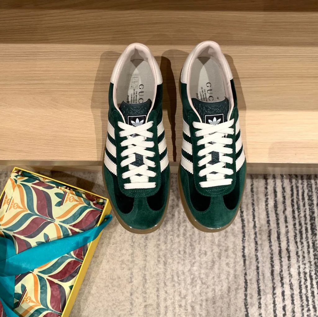 GG x AD Gazelle ‘Light Blue Silk’ Shoes Sneakers – nk0004915