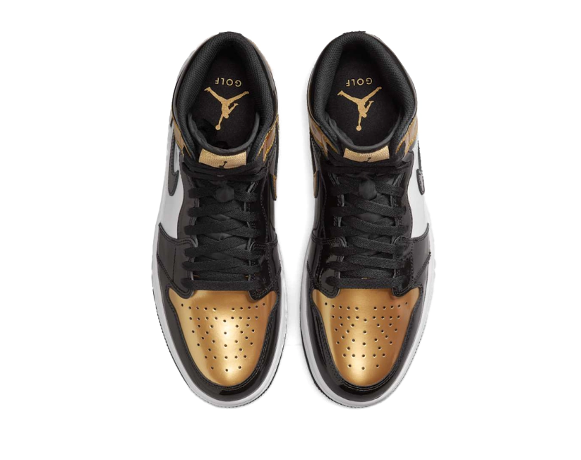 Air Jordan 1 High Gold Toe Shoes Sneakers
