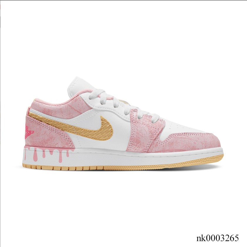Air Jordan 1 Low Paint Drip Shoes Sneakers