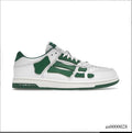AMIRI Skel Top Low White Green Shoes Sneakers