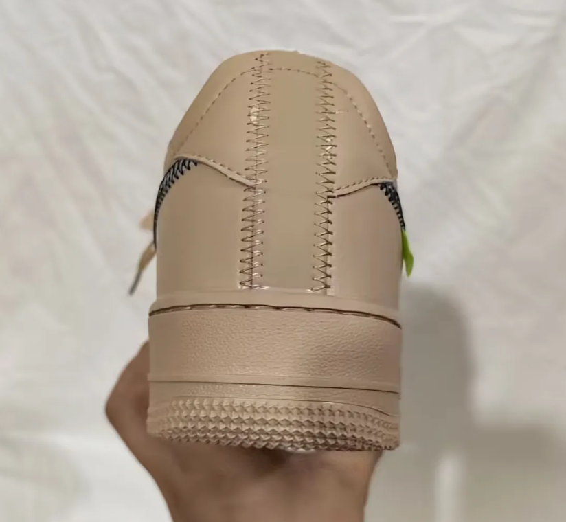 OW x AF 1 Low Sesame Shoes Sneakers