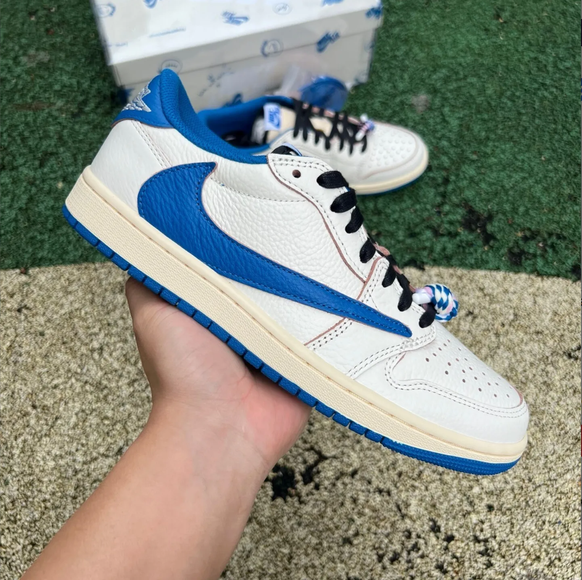 Travis Scott x Fragment x Air Jordan 1 Low 2025 Shoes Sneakers