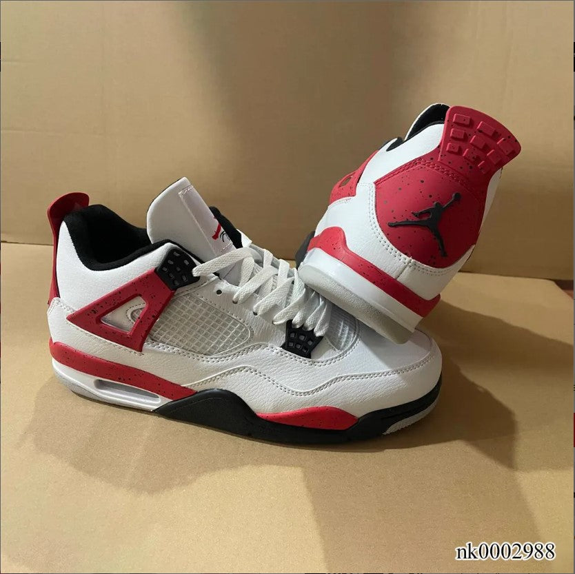 Air Jordan 4 Red Cement Shoes Sneakers