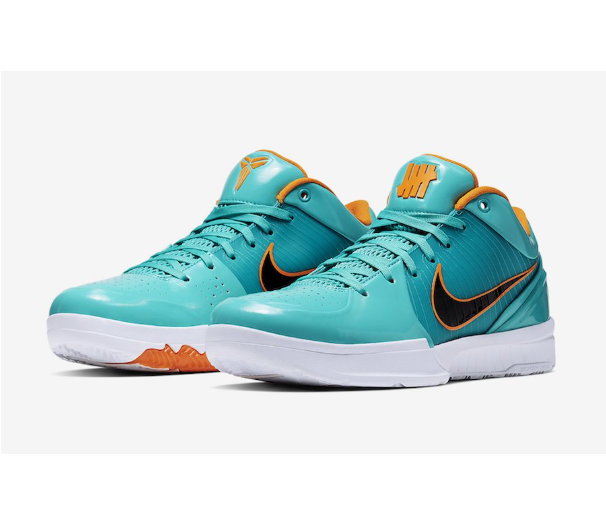 Undefeated x Kobe 4 Protro Hyper Jade CQ3869 300 2