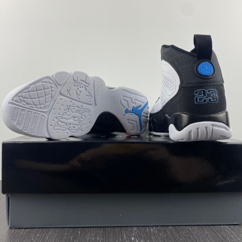 Air Jordan 9 Black University Blue Shoes Sneakers