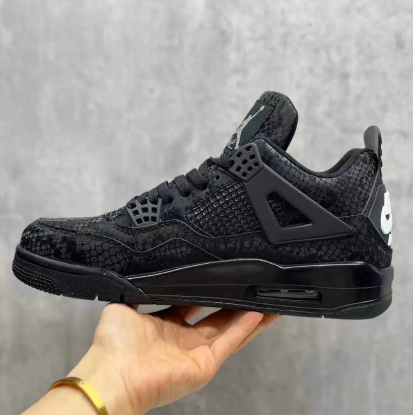 Nigel Sylvester x AJ 4 Black Mamba Shoes Sneakers