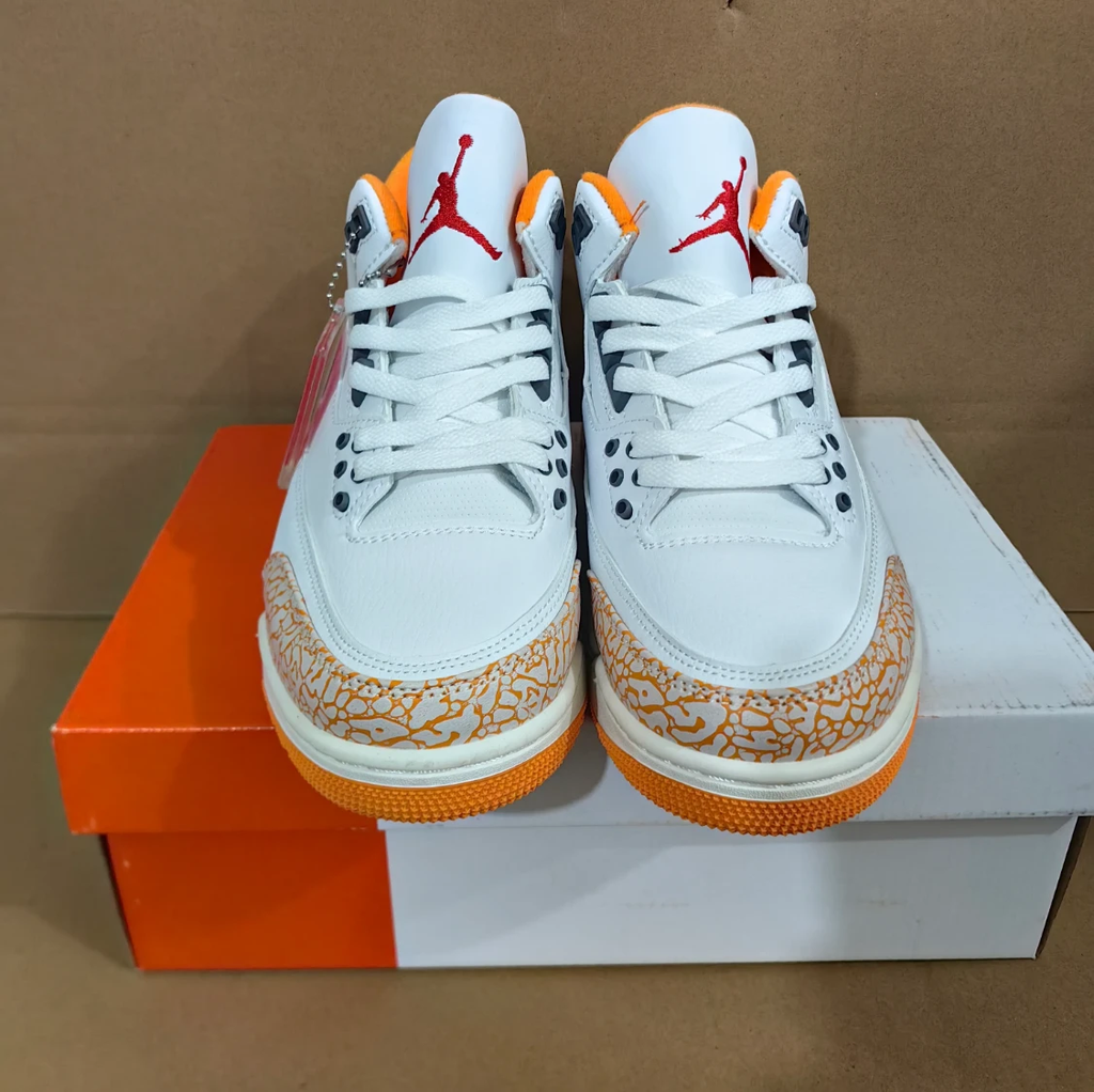 Air Jordan 3 Orange Citrus Shoes Sneakers