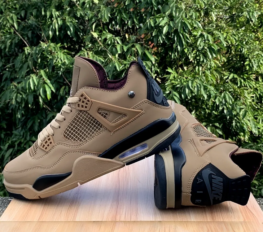 A Ma Maniére x Air Jordan 4 Dark Mocha Shoes Sneakers