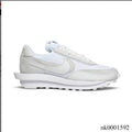 Sacai x LDWaffle White Nylon Shoes Sneakers
