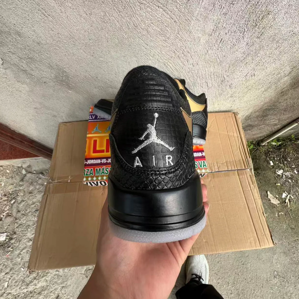 Air Jordan 3 Retro El Vuelo Black Sample Shoes Sneakers