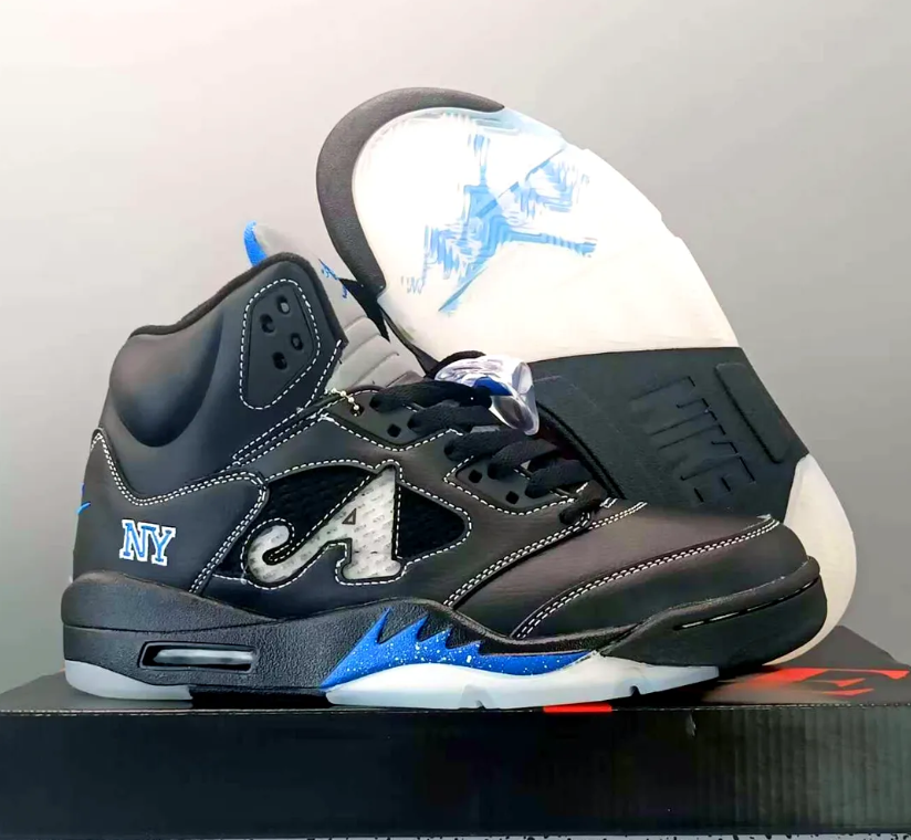 Awake NY x Air Jordan 5 Racer Blue Shoes Sneakers