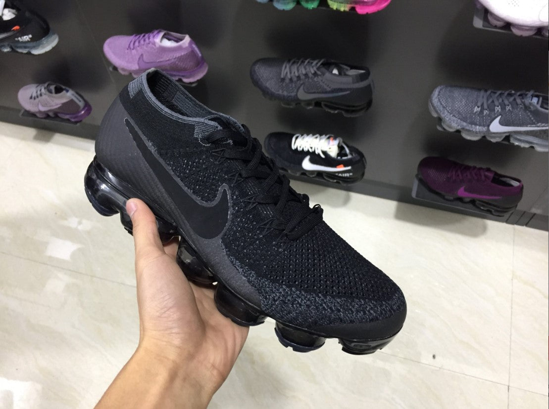 Air VaporMax Flyknit Black Dark Grey Shoes Sneakers