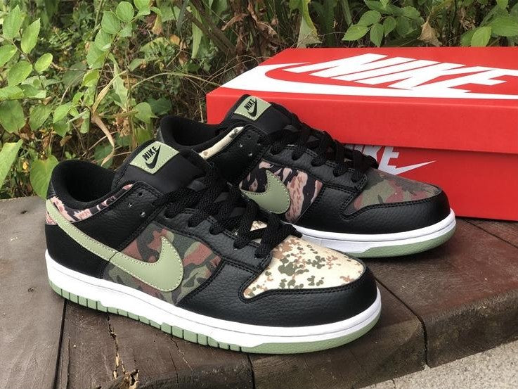 Dunk Low Crazy Camo Shoes Sneakers