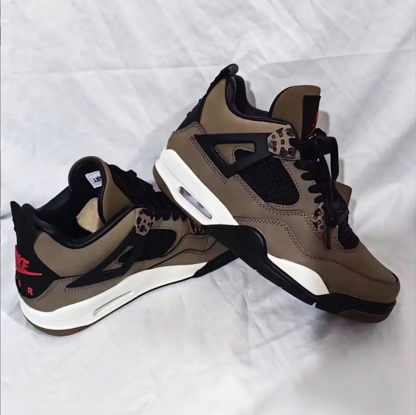 Travis Scott x Air Jordan 4 Olive Shoes Sneakers
