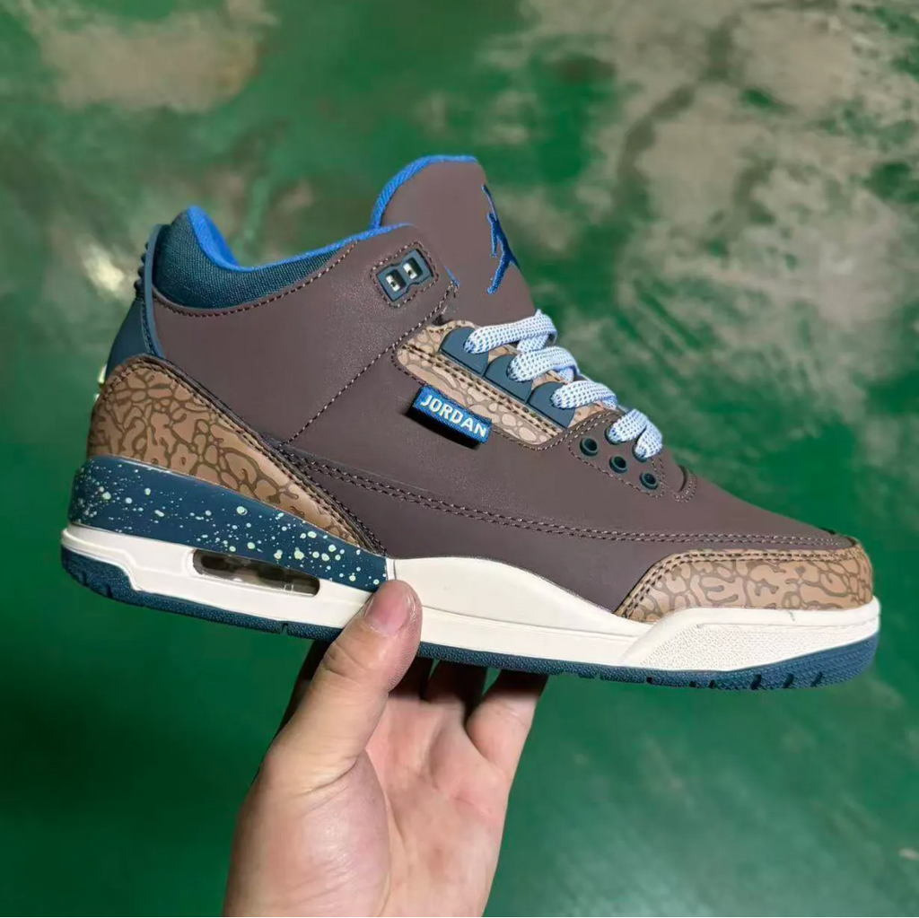 Air Jordan 3 Retro Olive Grey Shoes Sneakers