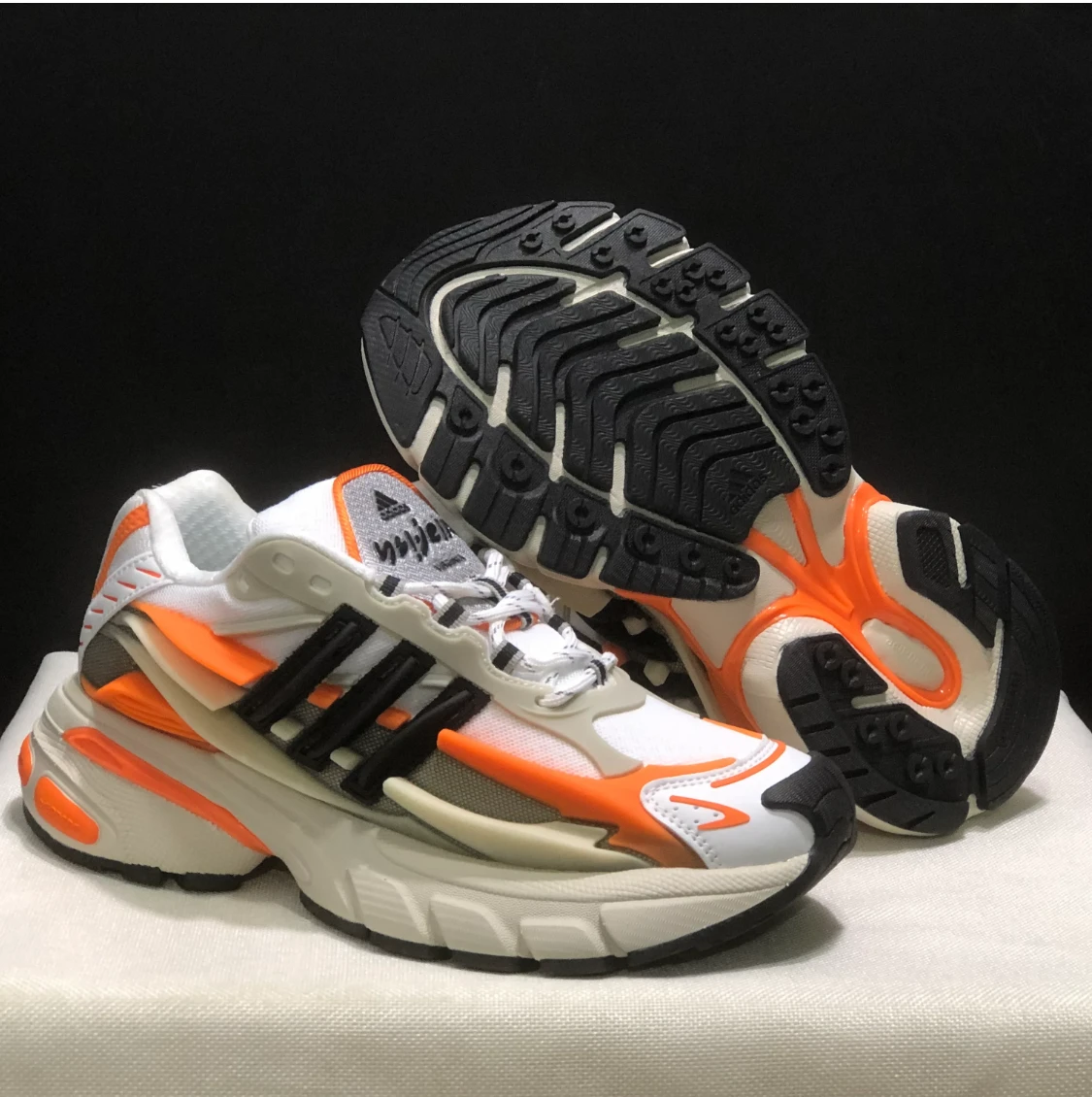 Pharrell x AD Adistar Jellyfish ‘Focus Olive Orange’ Shoes Sneakers