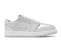 AJ 1 Low OG Metallic Silver Shoes Sneakers