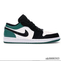 Air Jordan 1 Low White Black Mystic Green Shoes Sneakers