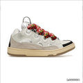 Lanvin Leather Curb White Ivory Shoes Sneakers