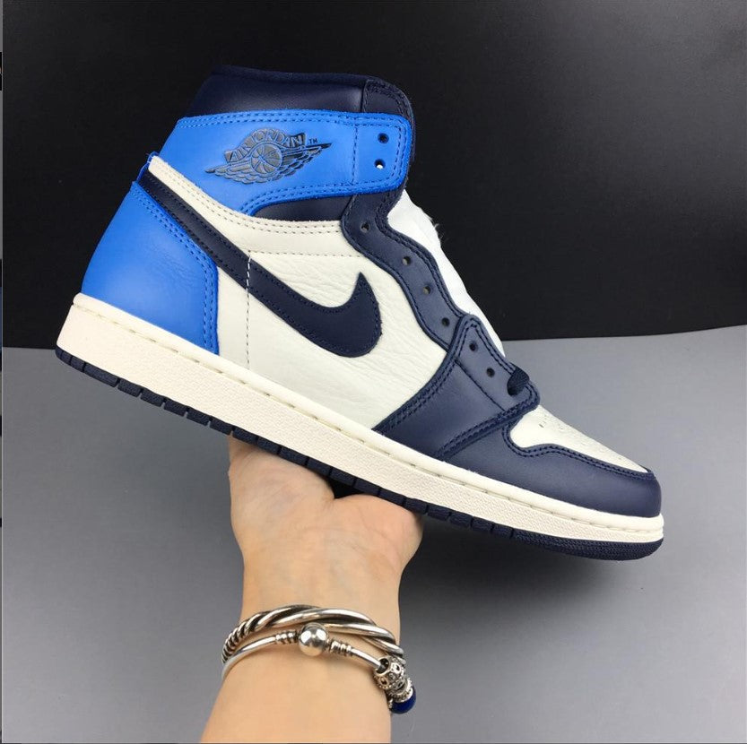 Air Jordan 1 Retro High Obsidian UNC Shoes Sneakers