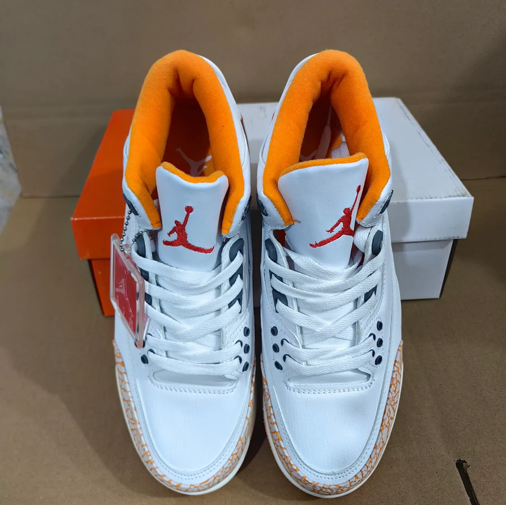 Air Jordan 3 Orange Citrus Shoes Sneakers
