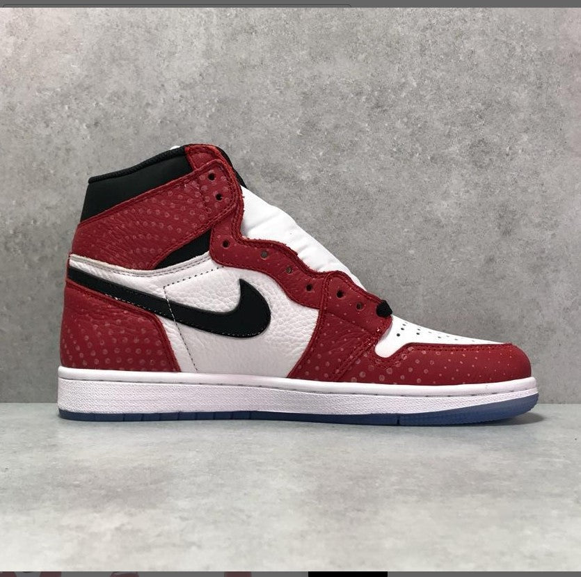 Air Jordan 1 Retro High Spider-Man Origin Story Shoes Sneakers