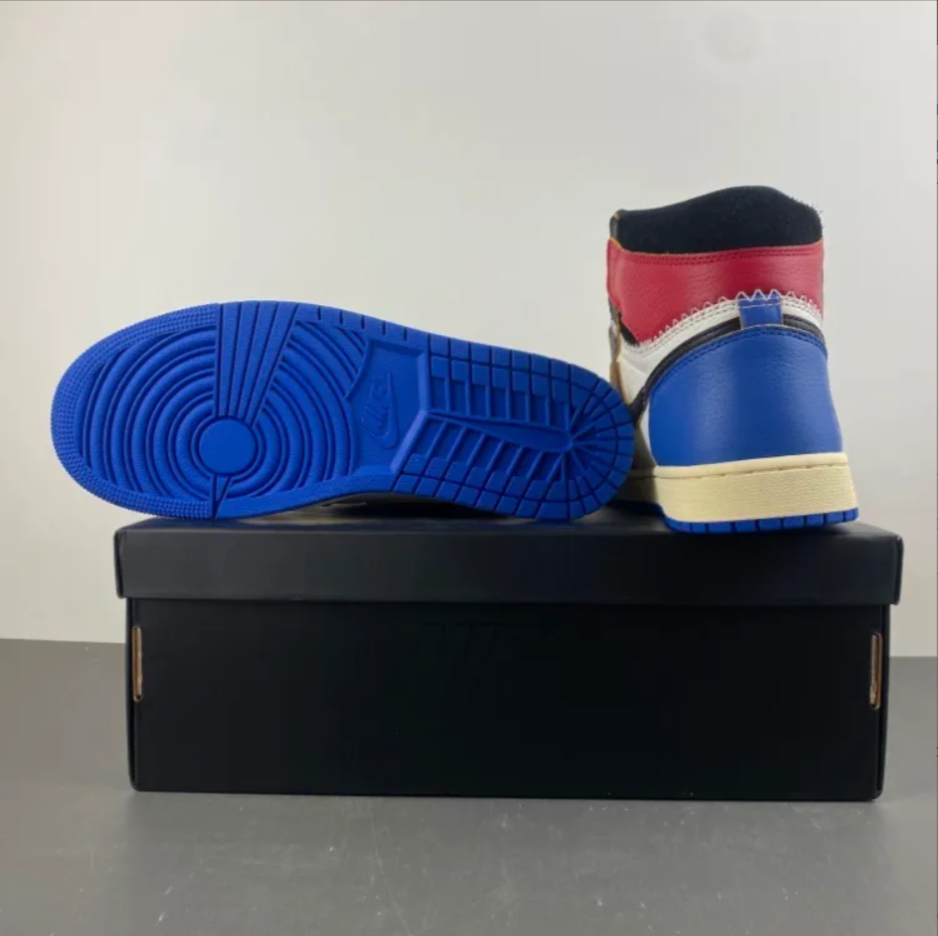 Fragment x Union LA x Air Jordan 1 High OG Varsity Red Shoes Sneakers