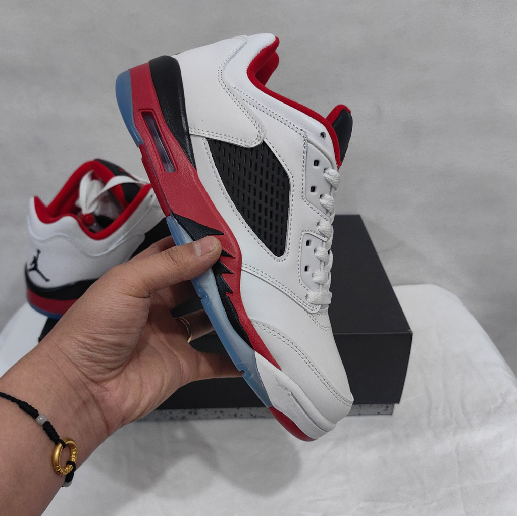 Air Jordan 5 Retro Low Fire Red Shoes Sneakers