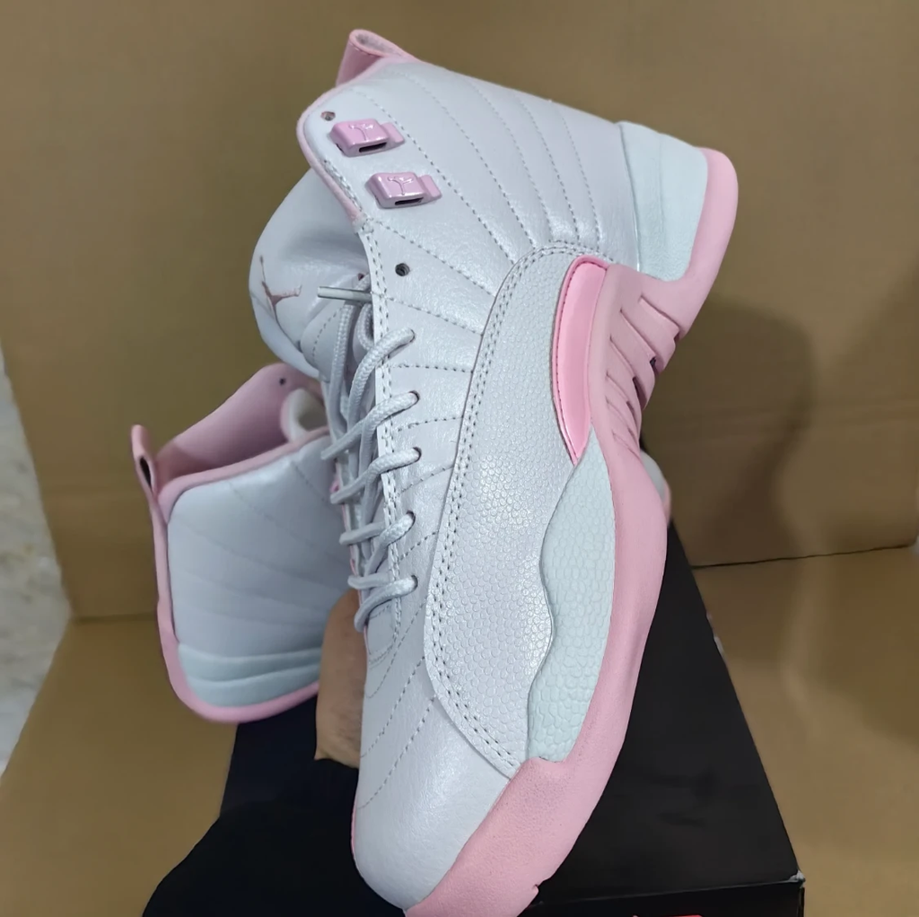 Air Jordan 12 White Pearl Pink Shoes Sneakers