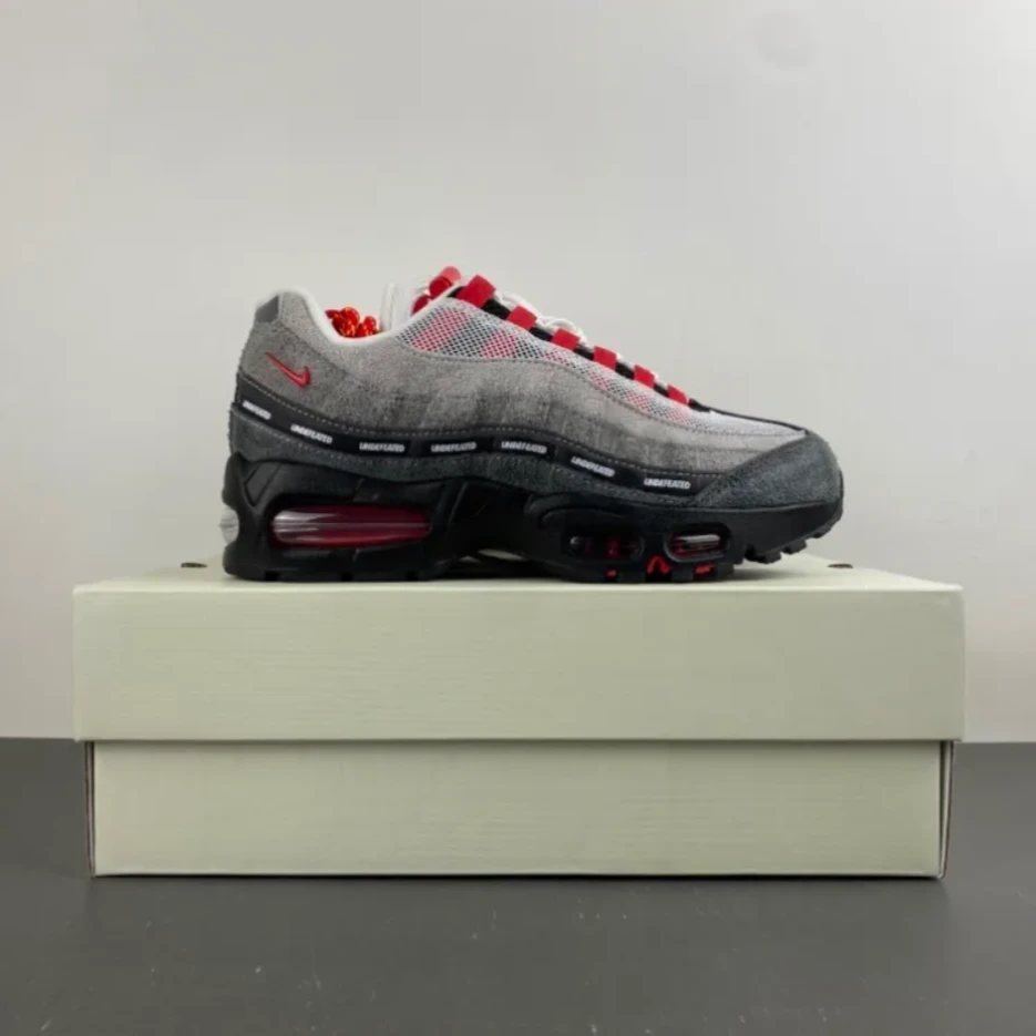 Air Max 95 SP x Undefeated Geo Tokyo Bright Crimson Shoes Sneakers