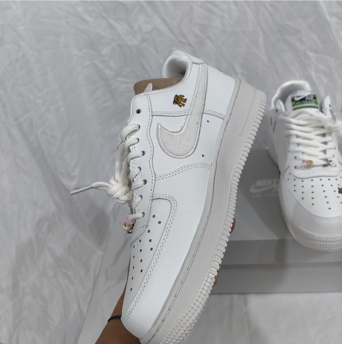 Air Force 1 Chenille Swoosh Year Of The Horse Shoes Sneaker