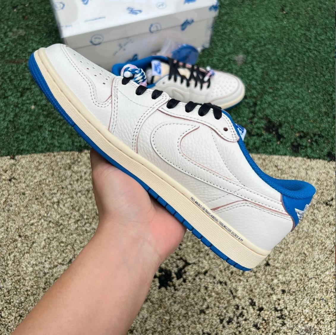 Travis Scott x Fragment x Air Jordan 1 Low 2025 Shoes Sneakers