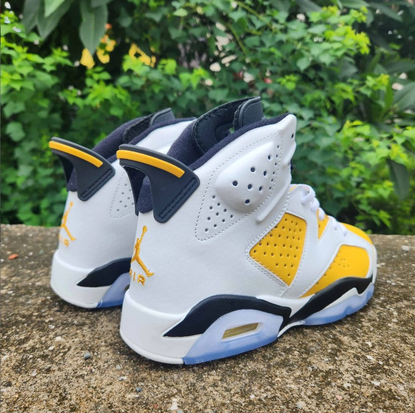 Air Jordan 6 Yellow Ochre Shoes Sneakers
