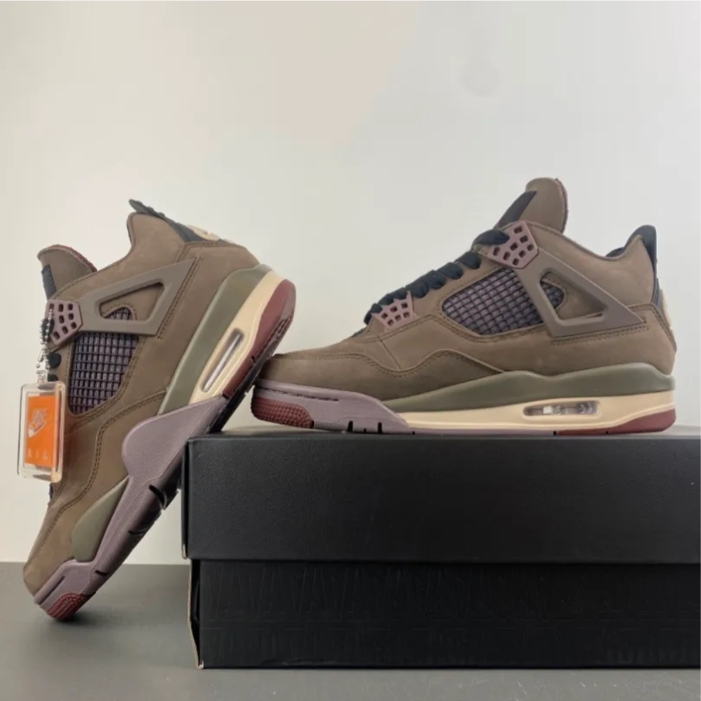 A Ma Maniére x Air Jordan 4 Retro ‘Dark Mocha’ Shoes Sneakers