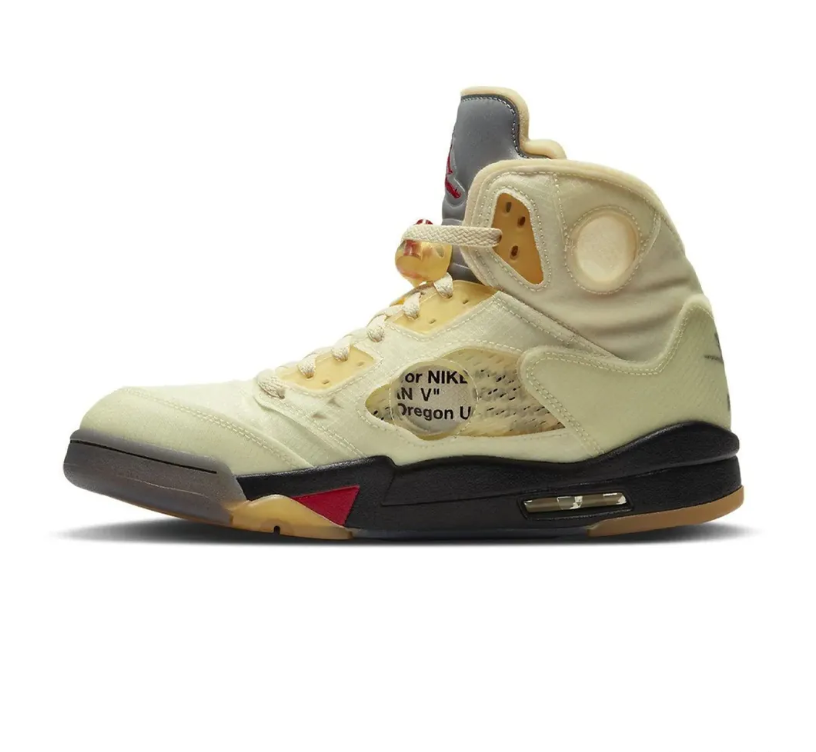 OW x AJ 5 Sail Shoes Sneakers