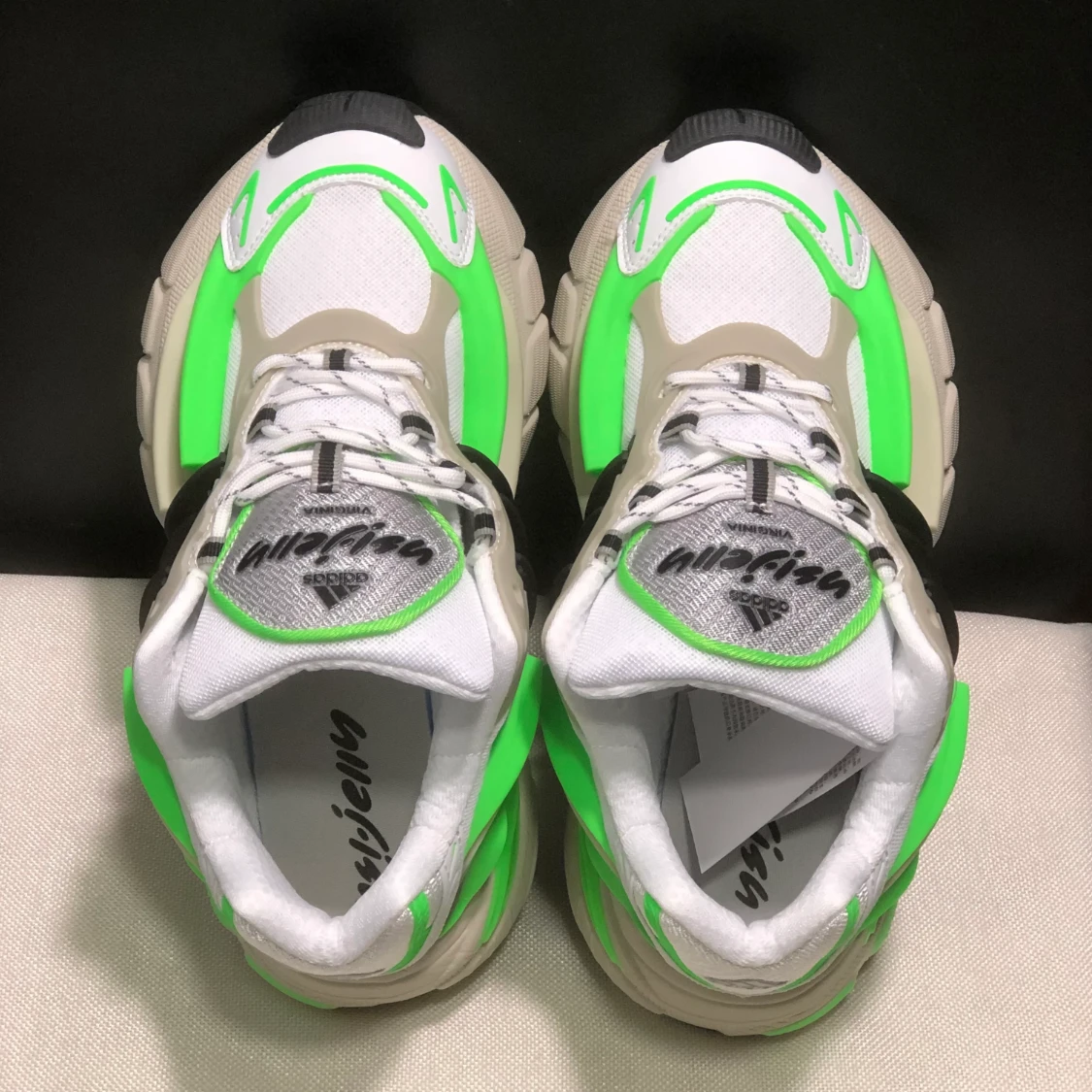 Pharrell x AD Adistar Jellyfish ‘Focus Olive Real Green’ Blue Shoes Sneakers