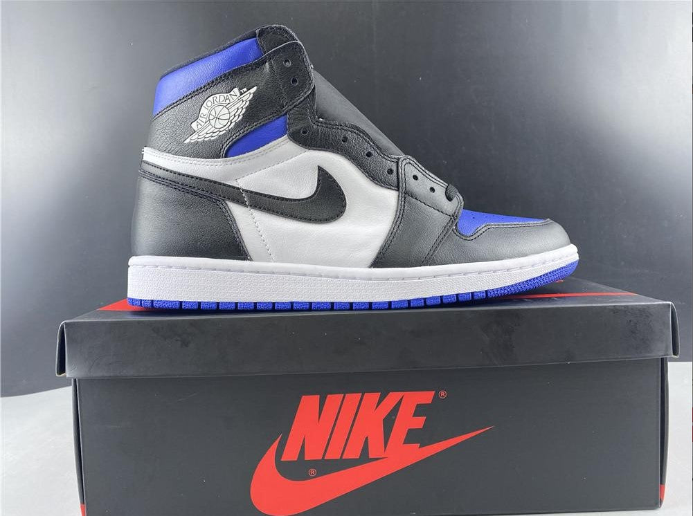 Air Jordan 1 Retro High Black Game Royal Shoes Sneakers