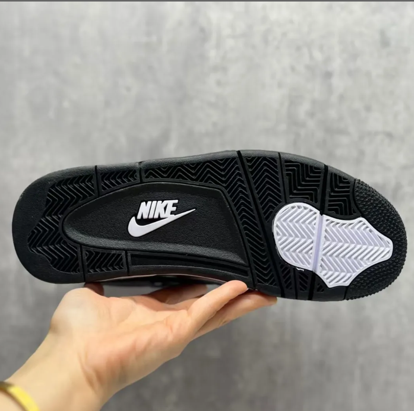 Nigel Sylvester x Air Jordan 4 Black By Black Shoes Sneakers
