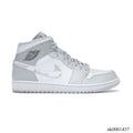 Air Jordan 1 Mid Grey Camo Shoes Sneakers